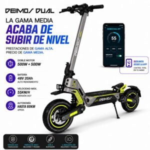 Patinete eléctrico Ecoxtrem Deimos Dual