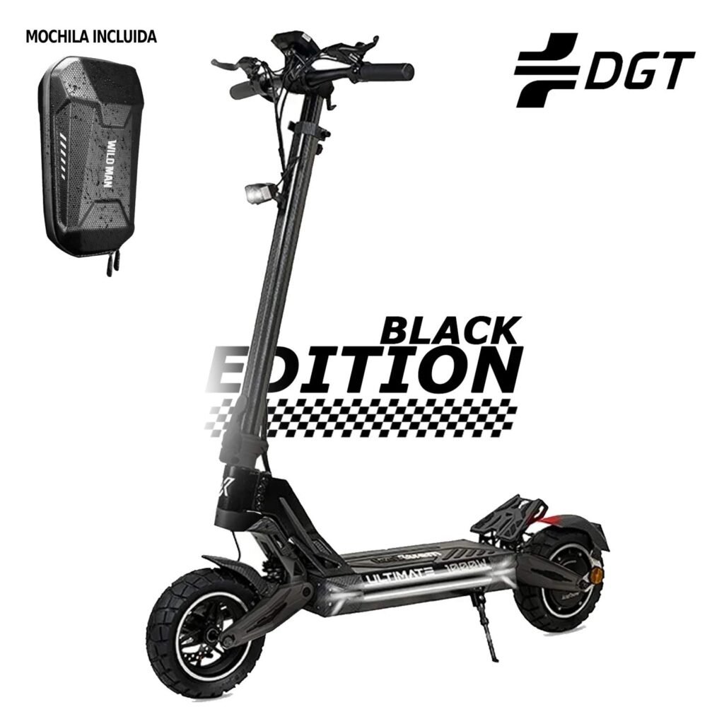 Patinete eléctrico Ecoxtrem M41 Tank Full Black