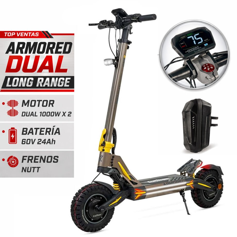 Patinete eléctrico Ecoxtrem Armored Dual Long Range