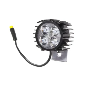 Faro LED con bocina (12-72V), impermeable para patinete eléctrico